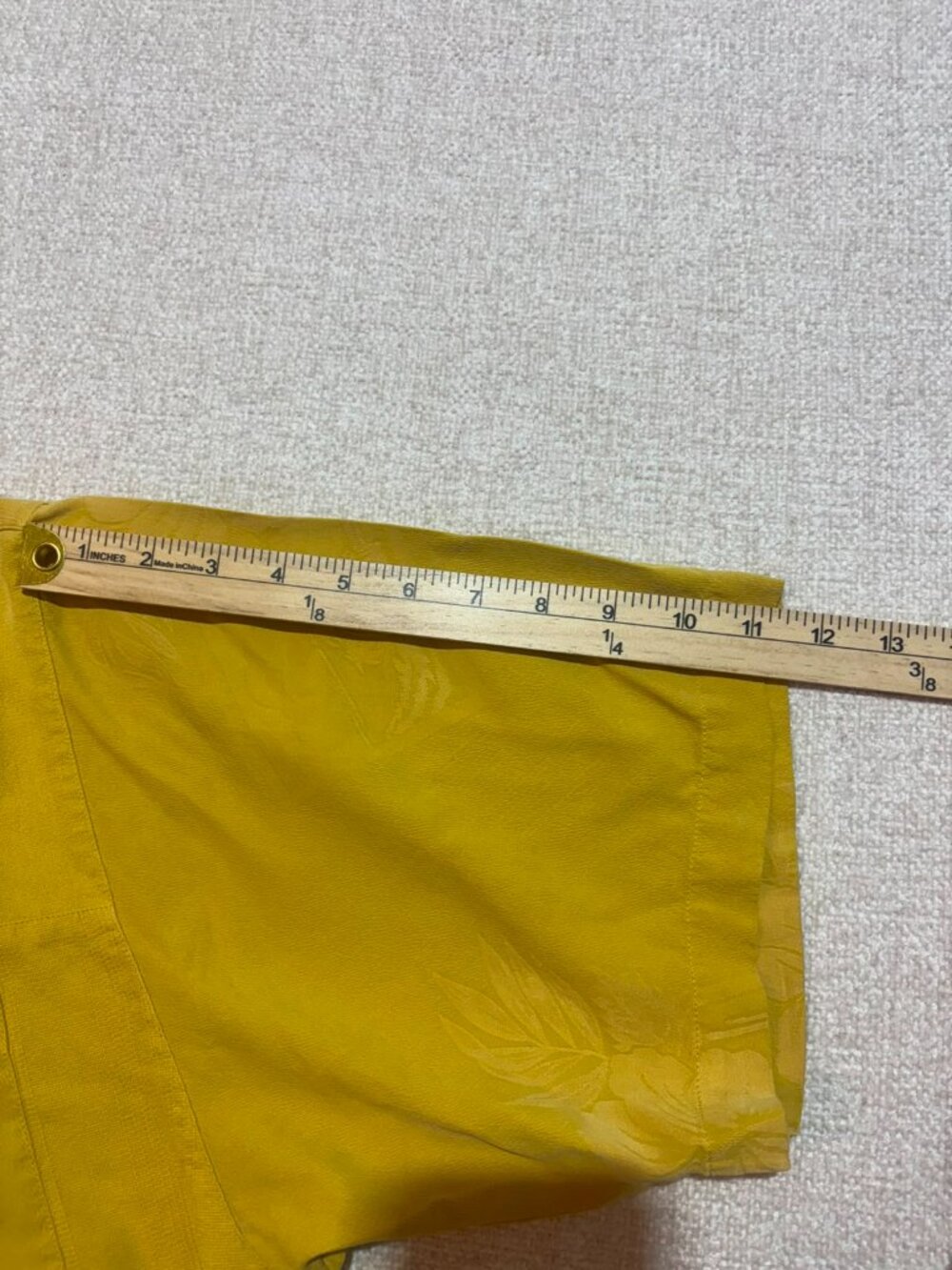 Tommy Bahama 100% Silk Camp Shirt XL Yellow Hawaiian Resort - Picture 6 of 11